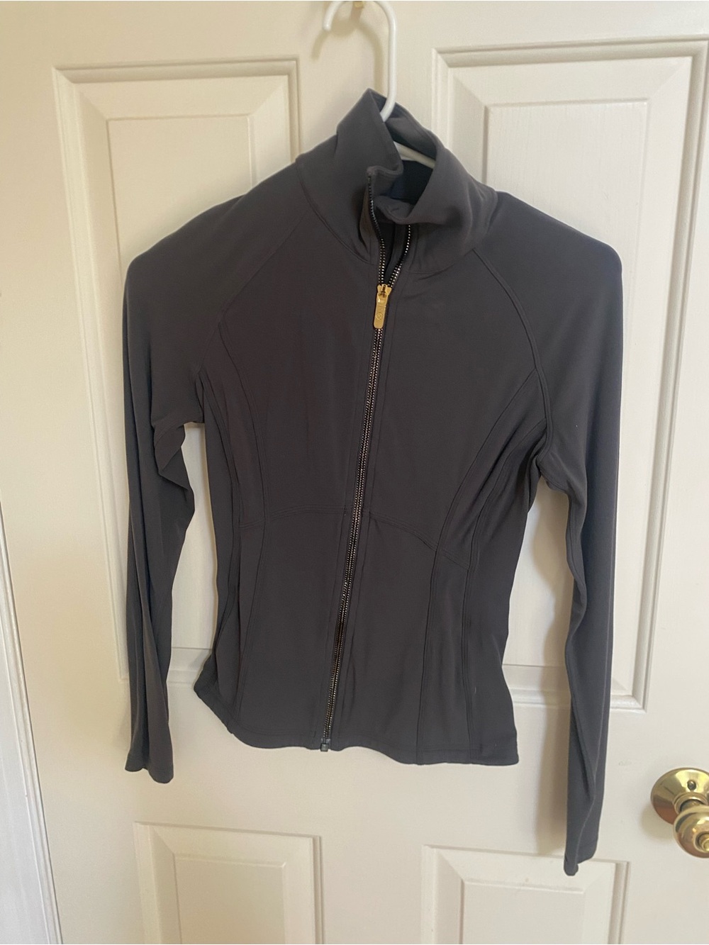 lululemon athletica Charcoal Gray Full-Zip Utility Jacket